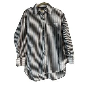 Anthropologie Maeve shirt The Bennet Buttondown Shirt White size XS Oversized